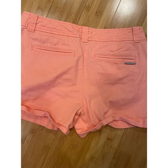 *3/$15 New York & Company Women's Chino Shorts Size 4 Peach Pink Casual Summer - Picture 6 of 11